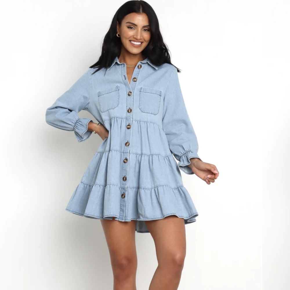 Denim dress